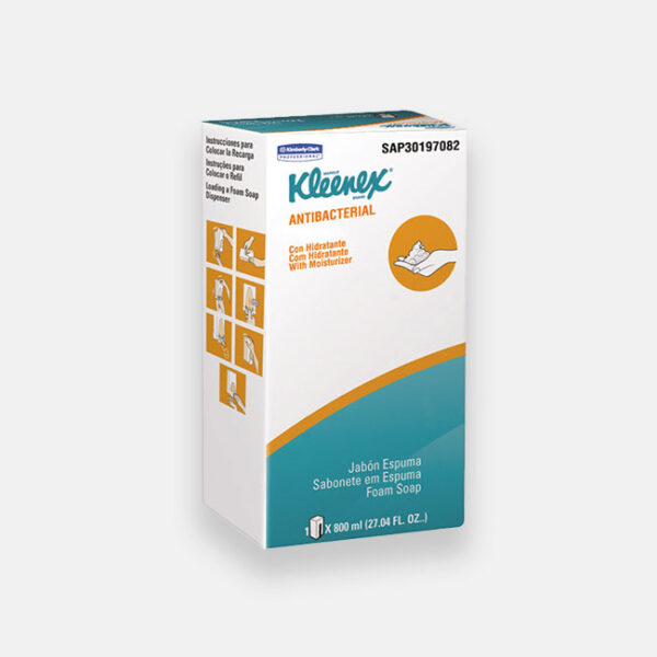 Jabón para manos espuma Antibac Kleenex 800 ml