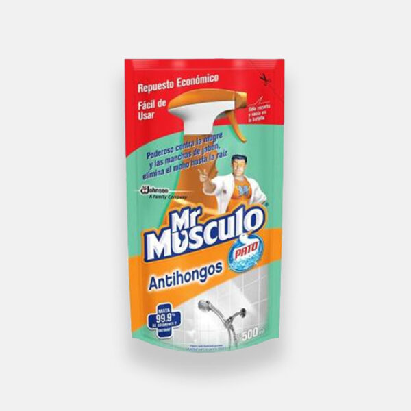 Limpiador líquido  antigrasa Mr. Musculo 500ml Repuesto