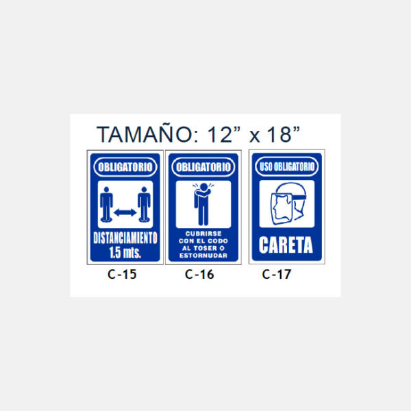 Tamaño 12" x 18"